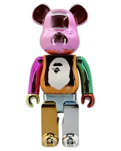 x BAPE BE@RBRICK 25th Anniversary 400% Figur - Rosa