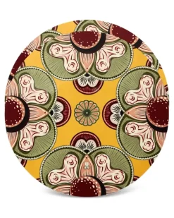 x Beto Val Fantastic Creatures Tischset (34cm) - Gelb