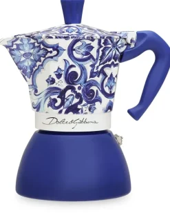 x Bialetti großer Moka Induktionskaffeekocher - Blau
