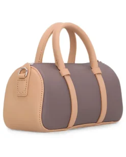 x Caroline Hélain kleine Patchwork-Reisetasche - Nude