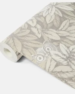 X Cole & Son Tapete Foglie e Civette Beige