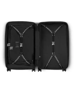 x 10 Corso Como Rollkoffer mit Logo - Schwarz