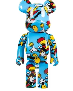 x Grafflex Bearbrick 1000% Figur - Blau