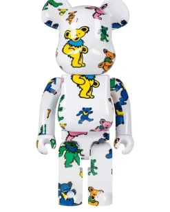 x Grateful Dead Dancing BE@RBRICK Figur - Weiß
