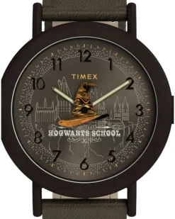x Harry Potter Weekender Sorting Hat Armbanduhr 37mm - Braun