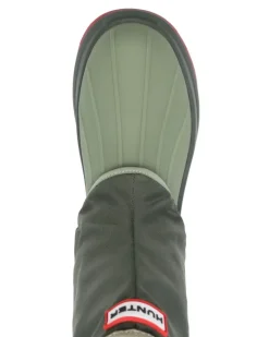 x Hunter Stiefel mit Logo-Patch - Grün