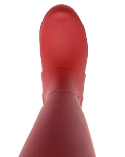 x Hunter Wellington Gummistiefel - Rot