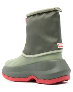 x Kenzo Stiefel mit Logo-Patch - Grün