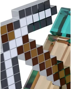 x Minecraft Steve Kristallfigur - Blau