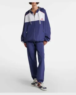 X New Balance Jogginghose aus Popeline Blau