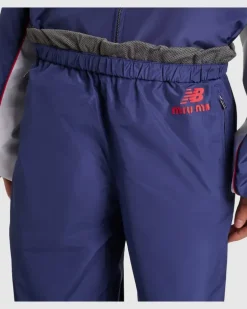 X New Balance Jogginghose aus Popeline Blau