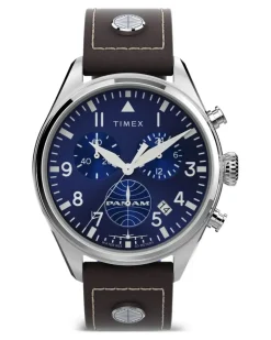 x Pan Am Chronograph 42mm - Blau