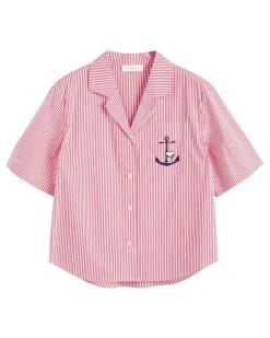 x Peanuts Snoopy Anchor Pyjama - Rot
