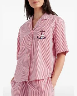 x Peanuts Snoopy Anchor Pyjama - Rot