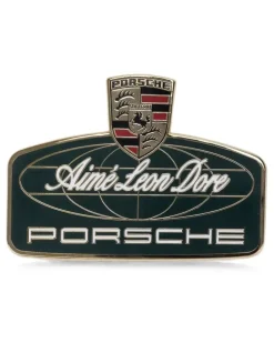 x Porsche 993 Turbo Kühlergrill-Patch - Grün