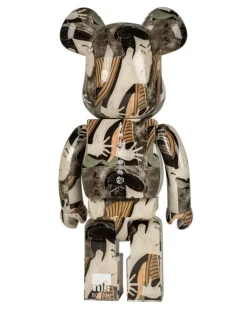 x Toshusai Sharaku Sansei Otanioniji No Ya BE@RBRICK 400% Figur - Schwarz