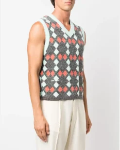 x Wales Bonner Stricktop - Grün