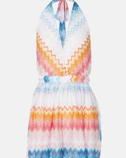 Zickzack-Romper Multicolor