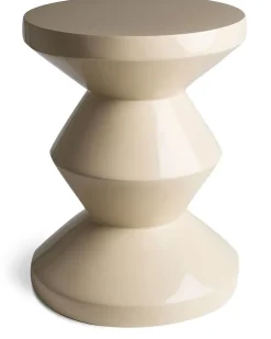 Zig Zag Hocker - Nude