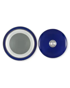 Zuckerdose aus Porzellan - Blau