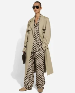 Zweireihiger Trenchcoat - Mann Mäntel Und Jacken Beige