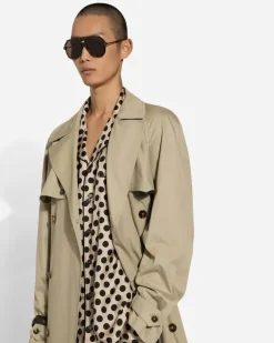 Zweireihiger Trenchcoat - Mann Mäntel Und Jacken Beige