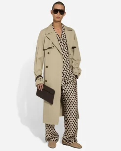 Zweireihiger Trenchcoat - Mann Mäntel Und Jacken Beige